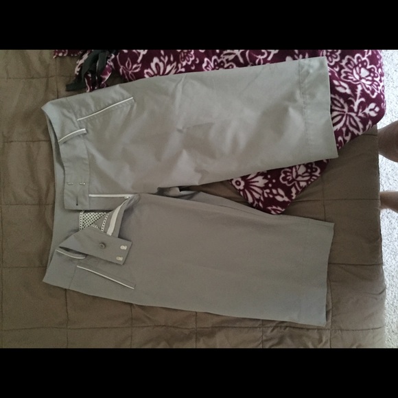 Professional Light Grey Adidas Capris