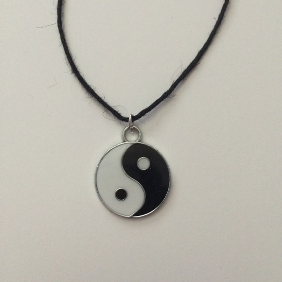 Tumblr Ying Yang Choker Necklace