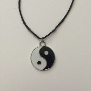 Tumblr Ying Yang Choker Necklace