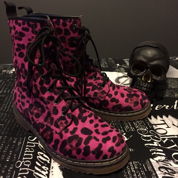Cheetah Print Boots