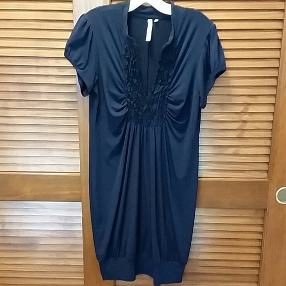 EUC Heart Soul nvy blue bubble dress