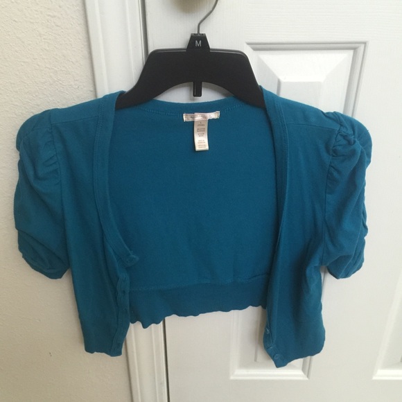 Teal cute cardigan