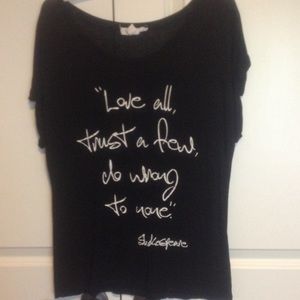 Quote shirt
