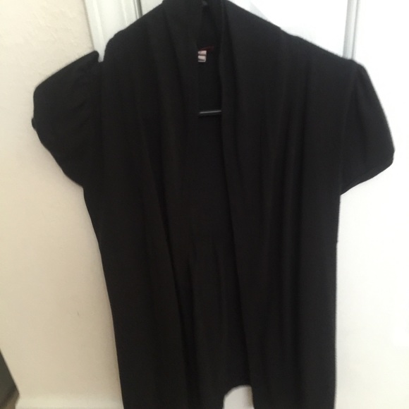 Black cardigan