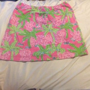 Lilly Pulitzer Elephant Print Skirt