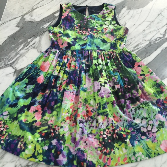 Zara Digital Floral Print Dress M