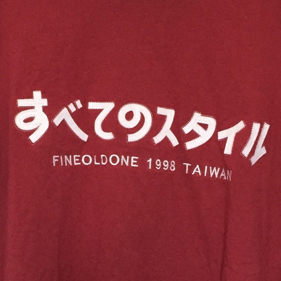 Red Japanese T-Shirt - Picture 2 of 3