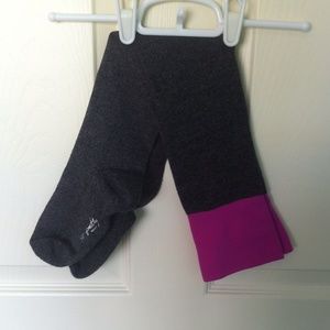 Kensie Colorblock Thigh High Socks