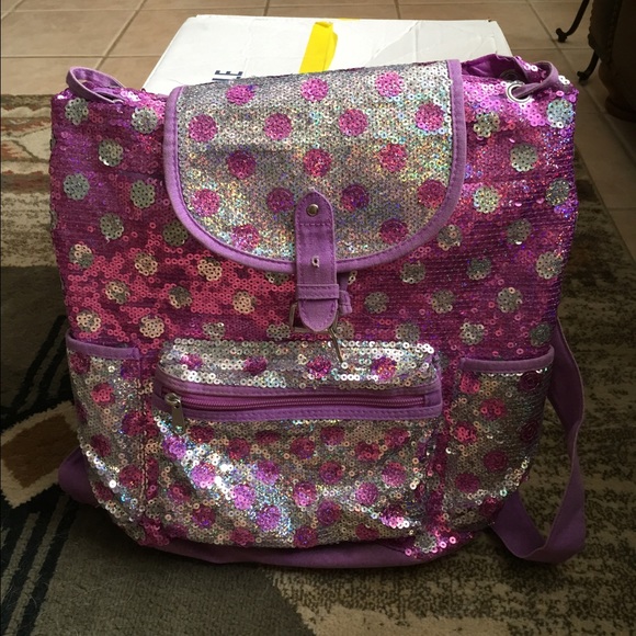 Sparkly backpack