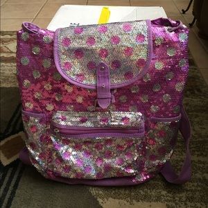 Sparkly backpack