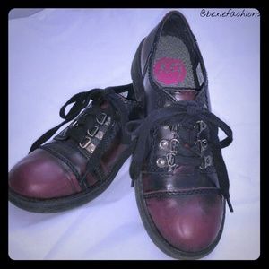 BOGO K9 BY ROCKET DOG BLACK & PURPLE OXFORDS