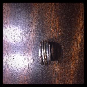 Gold and silver ring