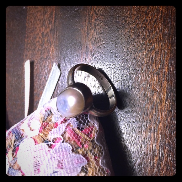 Indonesian pearl ring.