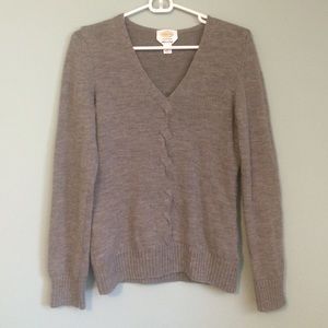 Talbots gray sweater