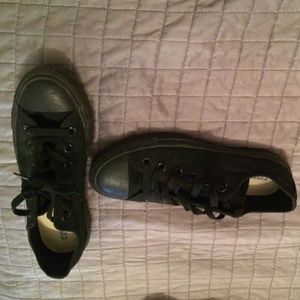 New all black converse