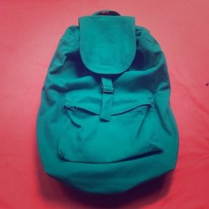 Baggu green backpack