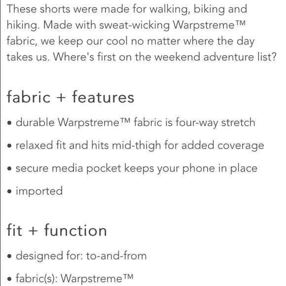 Lululemon Long Story Short - Picture 3 of 3