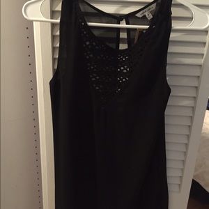 Black dress tank top