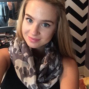 Elephant print scarf