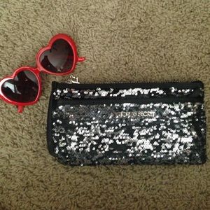 Sparkly clutch/cosmetic bag