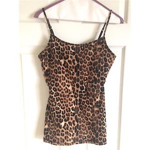 Leopard print camisole