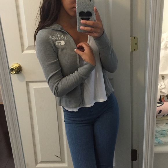 Grey ZipUp Sweater