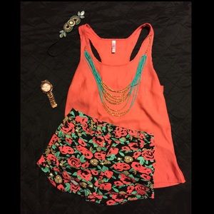 Cute Floral printed shorts