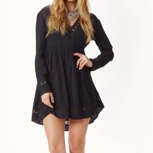 Black long sleeve dress