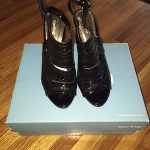 Black Spring Shoes