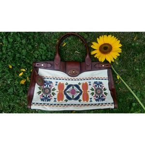 RARE VINTAGE REISSUE FOSSIL WEEKENDER BAG TOTE