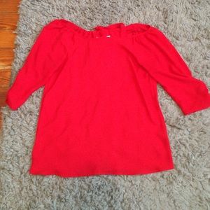 Red dress shirt. Charming Charlie's. 😍