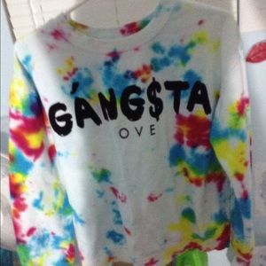 Tie dye crewneck sweatshirt