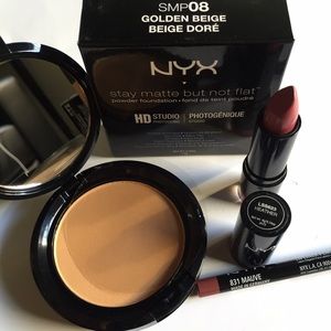 NYX Powder & Lipstick Makeup New! Cosmetics
