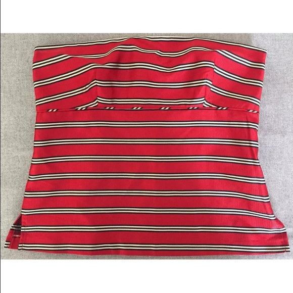 J. Crew Silk Strapless Top