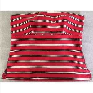 J. Crew Silk Strapless Top