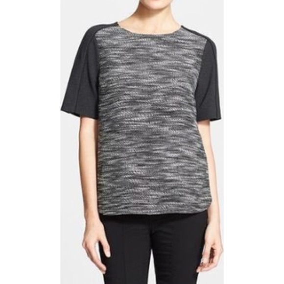NWT Vince textured woven top in black - Picture 4 of 4
