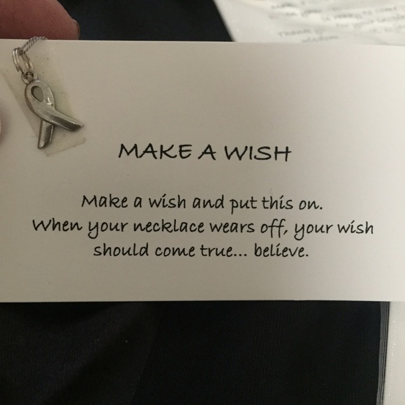 Handmade Make A Wish necklace - Picture 1 of 3