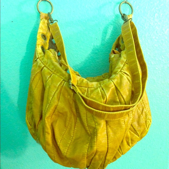 Urban Outfitters large tan leather hobo bag