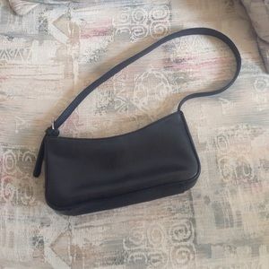 Liz Claiborne small black leather purse