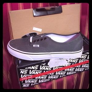 Gray Vans Classics size 10 NIB