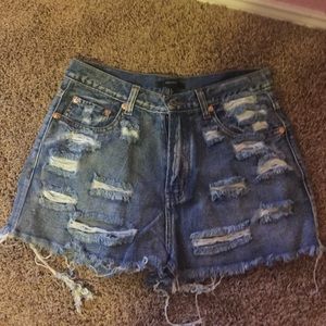 High waisted shorts