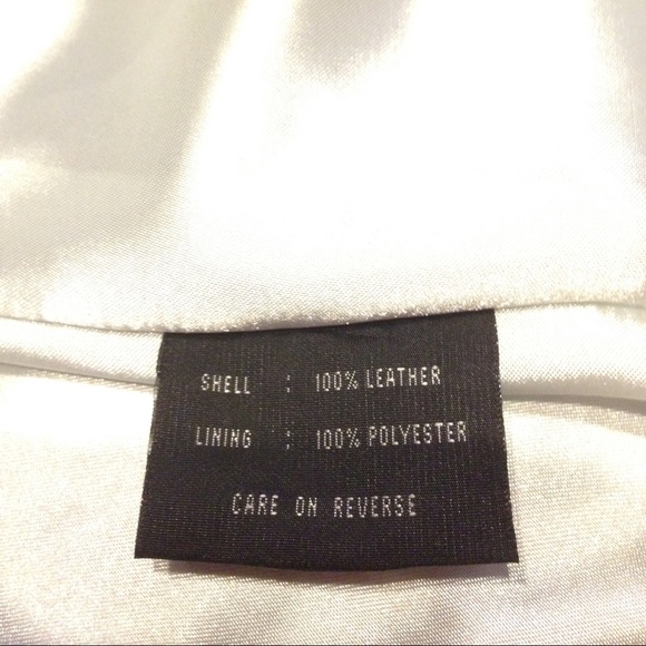 WHITE LEATHER JACKET - Picture 4 of 4