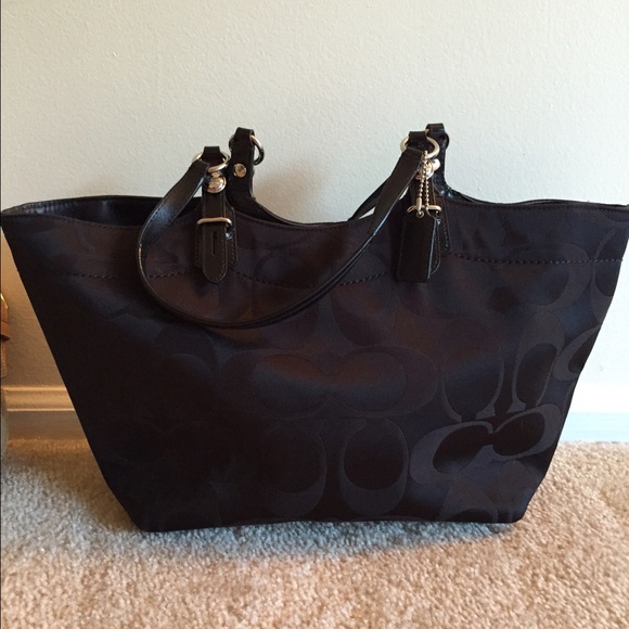 Black Coach Tote Bag