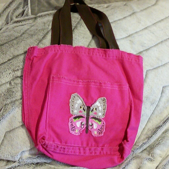 Thirty-one  Handbags - Thirty-one hot pink Butterfly tote