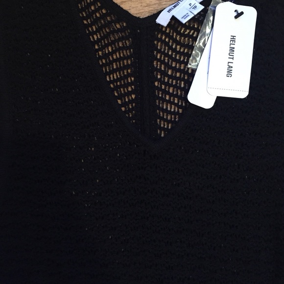 NWT Helmut lang loose stitch tank top in black - Picture 2 of 3