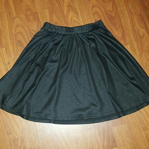 Black skater skirt