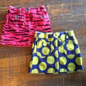 2 mini Boden skirts size 7/8