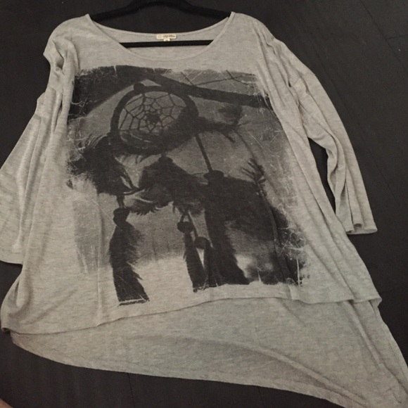 NvrwornGrey  hipster inspired 3/4 long sleeveshirt