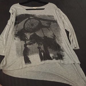 NvrwornGrey  hipster inspired 3/4 long sleeveshirt