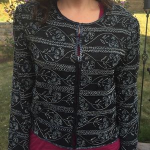 Beaded evening jacket